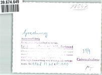 91171 W8547 Greding FOTO KEINE AK Fliegeraufnahme Ort handschriftlich Foto Original aus Archiv eines Ansichtskartenverlags