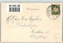 sign. Weber H. Liebespaar Anno 1800 B 1. Dr. Trenkler & Co. 1900 Künstlerkarte