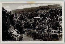 Boberröhrsdorf Siedlecin 1932 Foto AK Turmsteinbaude Boberröhrsdorfer Talsperre