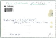 57399 W5942 Rahrbach FOTO KEINE AK Foto Original aus Archiv eines Ansichtskartenverlags Josef Gockeln Ferienheim Ort handschriftlich