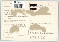74249 W7119 Forchtenberg Gebrauchsspuren Meßinstrumente Fabrik Kriwan Industrie-Elektronik GmbH