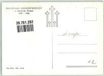 25083 Gardone Riviera Foto AK Dackel Deutscher Kriegerfriedhof 1939-1945