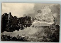 Lamsenjochhütte Foto AK Berghütte
