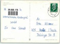 06749 O4400 Bitterfeld - Hotel Central Kulturpalast Wilhelm Pieck Rathaus