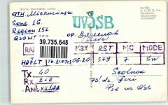 Humor Nach der Hundeausstellung UV3SB Qsl-Karte Künstlerkarte