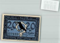 06217 O4200 Merseburg 1921 Notgeldschein 20 Pfennig