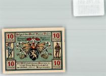 99338 O5216 Plaue , Thür 1921 Notgeldschein 10 Pfennige