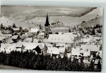 78147 W7741 Vöhrenbach Foto AK Kirche Winter