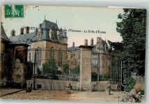 95440 Ecouen 1909 - Schloss Chateau de la Legion d´Honneur Breifmarke Bildseite