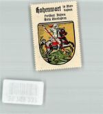 86558 W8899 Hohenwart , Paar Vignette Stadtwappen Kaffee Hag Nr. 27