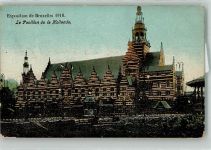 Brüssel Bruxelles Ausstellungen 1910 Gebrauchsspuren Ausstellung Pavillon Holland