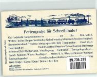 Eisenbahn Feriengrüße für Schreibfaule Schreiben