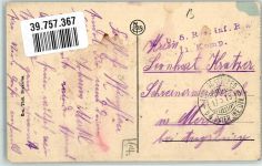 Namur Namen 1915 - um 1670 Feldpost WK I 4.Bayer. Inf.Div.