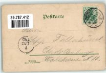 Nr. 1886 Litho Humor Ehe : Schild : Damenbad Guckloch im Zaun Voyeur Bürger Bruno Gebrauchsspuren