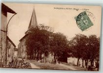 55500 Nancois-sur-Ornain 1924 - Kirche Briefmarke Bildseite
