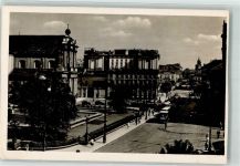 Warschau Warszawa 1943 Foto AK Krakauer Straße Straßenbahn