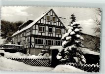57339 W5927 Zinse Foto AK Pension Dreischärf Winter