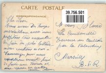 73590 Flumet 1932 - Briefmarke Bildseite