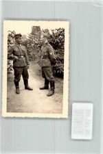 Ein Obergefreiter und ein Unteroffizier der Wehrmacht Uniform WK II Privatfoto KEINE AK