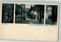 In einem kühlen Grunde da geht ein Mühlenrad H. Stalzer Verlag Hermann A. Wiechmann Nr. 251 Mühle 1916
