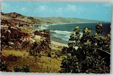 Bridgetown 1968 Foto AK Schwimmbad Strand Bathseba Coast
