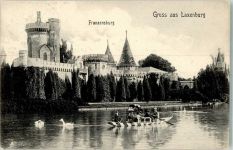 2351 Laxenburg 1906 Foto AK Franzensburg