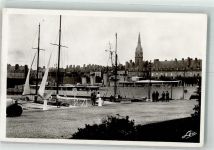 35400 Saint-Malo 1927 Foto AK Hafen Yacht