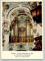 W8390 Passau 1700 Pfeifen u. 208 Register Kirchenorgel