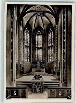 66606 W6690 St. Wendel , Saar Foto AK Kath. Kirche Denkmal Sarkophag des hl. St. Wendelinus
