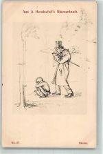 Nr. 67 Verlag Martin Rommel, Hausse Judaika Typen Hendschel, A. 1912