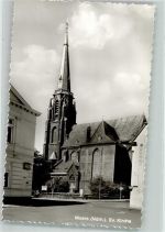 47441 W4130 Moers Foto AK Ev. Kirche
