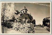01773 O8242 Oberbärenburg 1935 Foto AK Kirche winter