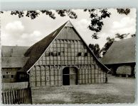 32130 W4904 Enger , Westf Foto AK Sattelmeierhof Ausstellung