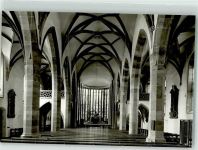 74722 W6967 Buchen Odenwald Foto AK Inneres der Stadtkirche St. Oswald