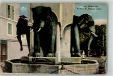 Chambery Fontaine Elefant Brunnen