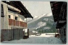 Photochromie 1253 Winter Bauernhaus