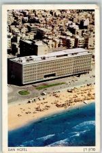 Tel Aviv Jaffa - Dan Hotel Schwimmbad Strand Fliegeraufnahme