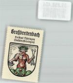 98701 O6309 Großbreitenbach Vignette Freistaat Thüringen Sachsen-Meiningen