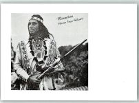 Winnetou Heinz Ingo Hilgers Indianer FOTO KEINE AK