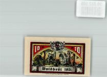 51545 W5220 Waldbröl Notgeldschein 10 Pfennig