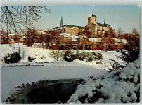 41061 W4050 Mönchengladbach Winter Abteiberg Kirche