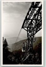 W7800 Freiburg im Breisgau Schauinsland Schwebebahn Foto AK