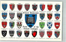 Oxford University Arms of the Colleges Studentenwappen