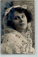 mit Glimmer/Glitzerauflage Walter Reta NPG Nr.732-6704 Theaterschauspieler 1908