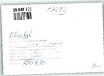 72270 W7292 Obertal , Kr Freudenstadt FOTO KEINE AK Ort handschriftlich Foto Original aus Archiv eines Ansichtskartenverlags