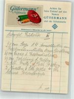 W7809 Gutach im Breisgau Gütermann's Nähseide Bestellzettel KEINE AK Nähen Gebrauchsspuren