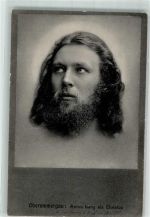 W8103 Oberammergau Anton Lang als Christus Passionsspiel