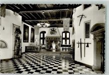 57520 W5241 Friedewald , Westerw Foto AK Rittersaal vom Schloss Friedewald Ev. Sozialakademie