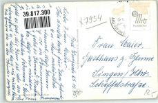 88410 W7954 Bad Wurzach 1955 Foto AK Moorbad Kirche Gottesberg Schloss