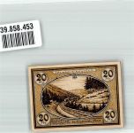 98714 O6316 Stützerbach 1921 Notgeldschein 20 Pfennig Die Glasindustrie